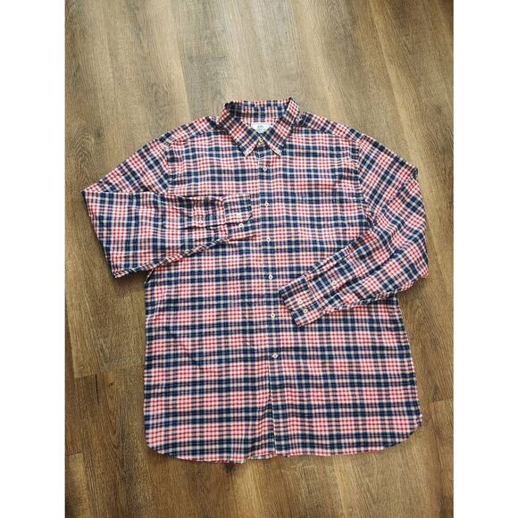 Southern Tide plaid chest pocket button up mens 2XL shirt Skipjack Logo cotton - Picture 9 of 9